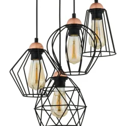 Lampa sufitowa wisząca GALAXY czarna 4xE27 * TK Lighting Hot