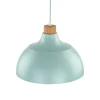 Lampa Wiszaca CAP Miętowy Metalowy Klosz 1xE27 34 cm * TK Lighting Sale