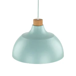Lampa Wiszaca CAP Miętowy Metalowy Klosz 1xE27 34 cm * TK Lighting Sale