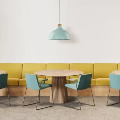 Lampa Wiszaca CAP Miętowy Metalowy Klosz 1xE27 34 cm * TK Lighting Sale