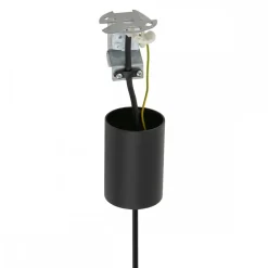Lampa Wisząca ABI Czarny Metalowy Klosz Abażur 1xE27 26cm * Nowodvorski New