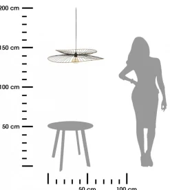 Lampa wisząca Alara Black 70 cm * Atmosphera New