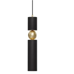 Lampa Wisząca ALAS Czarny 1xGU10 * Jupiter