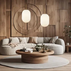 Lampa wisząca ALIAS Złoty Szklany Klosz 1xE14 24cm * Eko-light New
