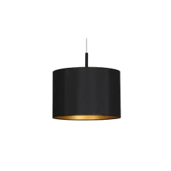 Lampa Wisząca ALICE Czarny Złoty Abażur 1xE27 46cm * Nowodvorski Sale