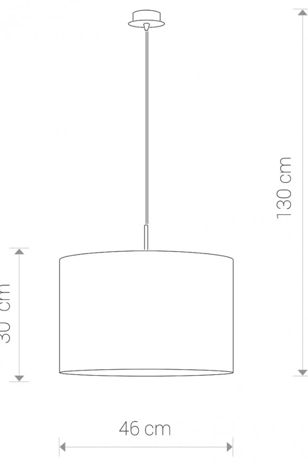 Lampa Wisząca ALICE Czarny Złoty Abażur 1xE27 46cm * Nowodvorski Sale