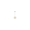 Lampa Wisząca ALMA Czarny Bursztyn Szklany Klosz 1xE27 30cm * TK Lighting