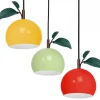 Lampa Wisząca APPLE Czarny Wielokolorowy Metalowy Klosz 3xE27 * Luminex Online