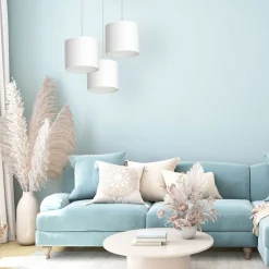 Lampa Wisząca ARDEN Biały Abażur 3xE27 Plafon * Luminex Discount