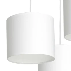 Lampa Wisząca ARDEN Biały Abażur 3xE27 Plafon * Luminex Discount