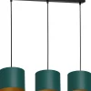 Lampa Wisząca ARDEN Zielony Złoty Abażur 1xE27 40cm * Luminex Outlet
