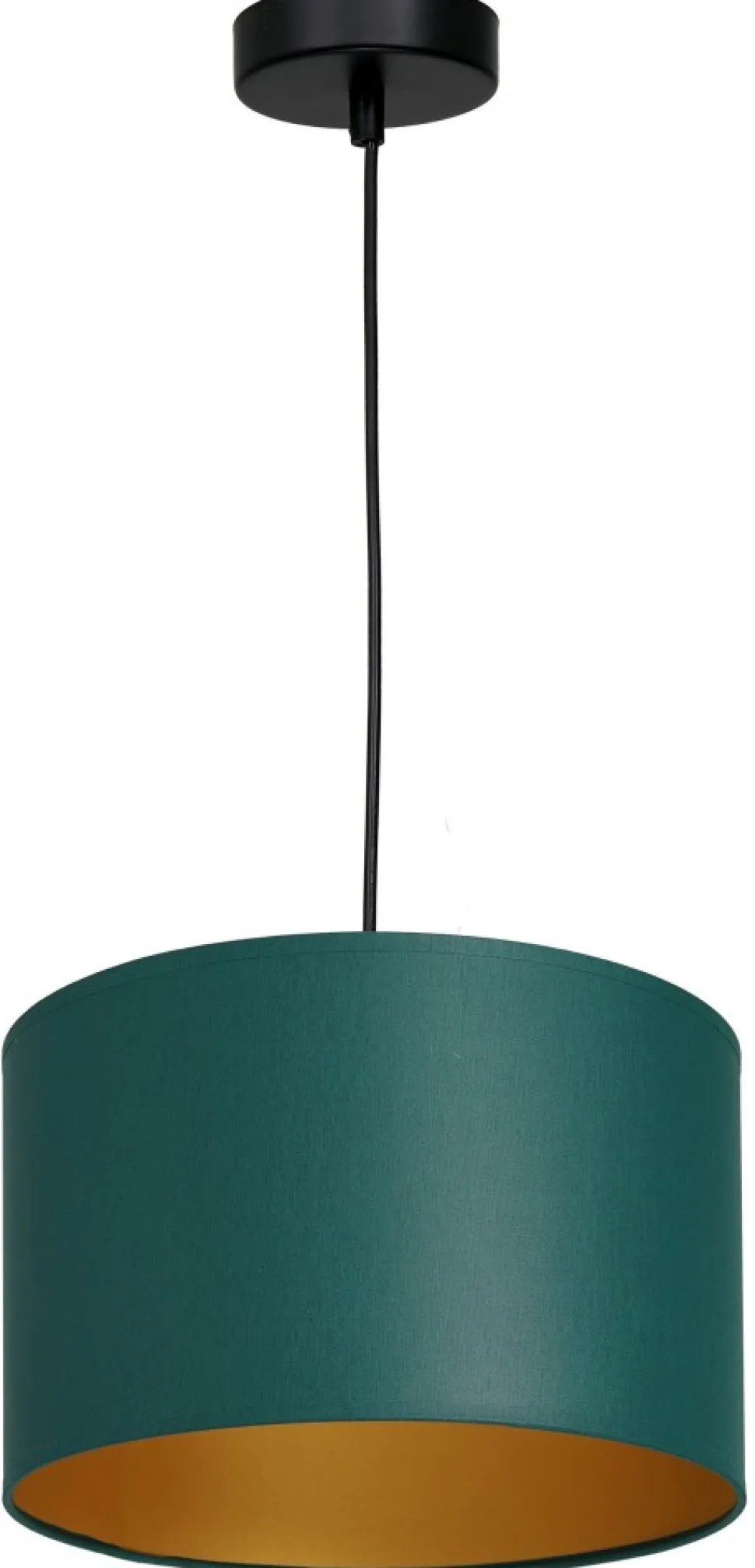 Lampa Wisząca ARDEN Zielony Złoty Abażur 1xE27 18cm * Luminex Sale