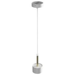 Lampa Wisząca ARENA Biały Złoty 1xGX53