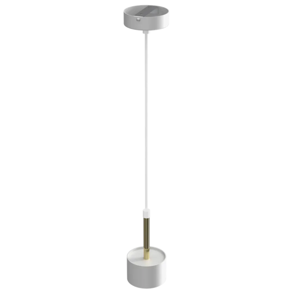 Lampa Wisząca ARENA Biały Złoty 1xGX53