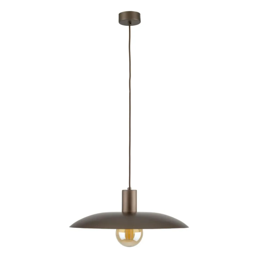 Lampa wisząca ASTRA brązowa 1xE27 * TK Lighting Clearance