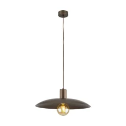 Lampa wisząca ASTRA brązowa 1xE27 * TK Lighting Clearance