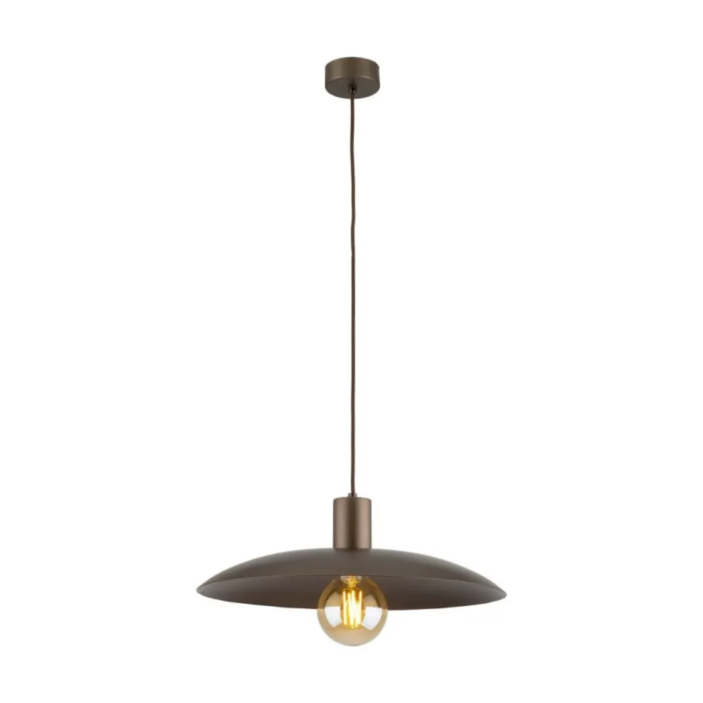 Lampa wisząca ASTRA brązowa 1xE27 * TK Lighting Clearance