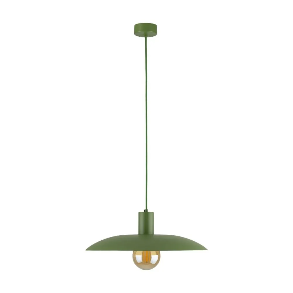Lampa wisząca ASTRA zielona 1xE27 * TK Lighting New
