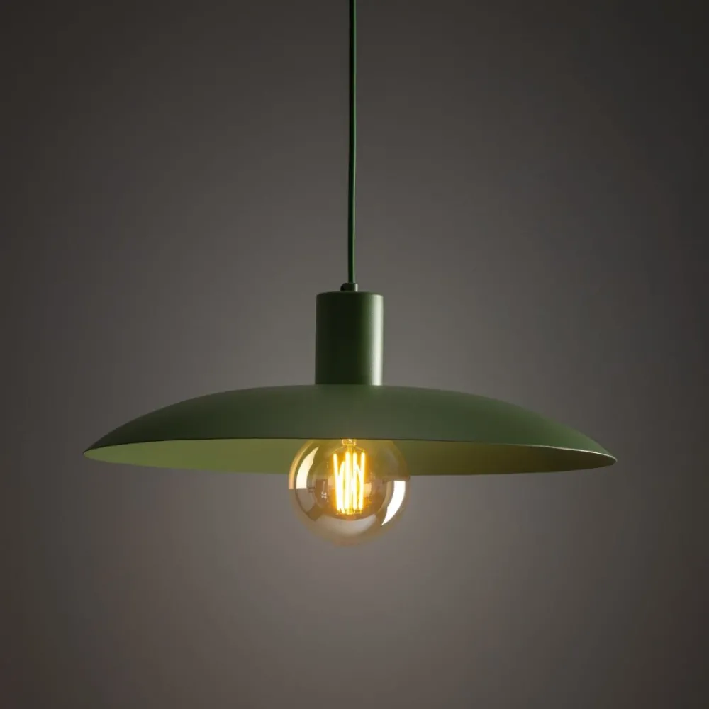 Lampa wisząca ASTRA zielona 1xE27 * TK Lighting New