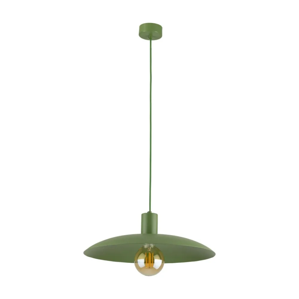 Lampa wisząca ASTRA zielona 1xE27 * TK Lighting New