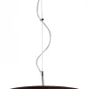 Lampa Wisząca AVEO Brązowy Transparentny Abażur Szklany Klosz 1xE27 35 cm * Jupiter Discount