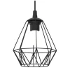 Lampa Wisząca BERGEN Czarny Metalowy Klosz 1xE27 19cm * Luminex Best