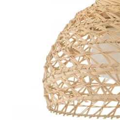 Lampa Wisząca BOHO Biały Brązowy Abażur 1xE27 30cm * Nowodvorski Clearance