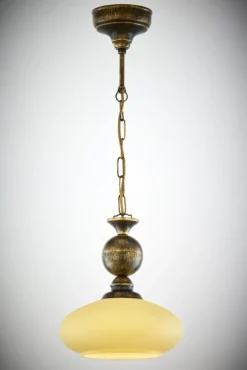 Lampa wisząca BOLERO złoty patynowany 1xE27 * Jupiter Best