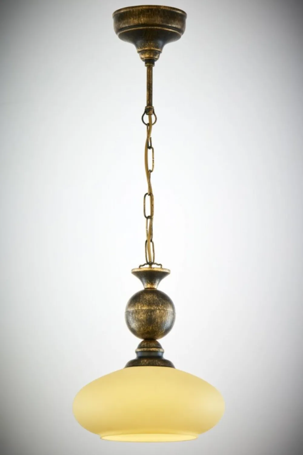 Lampa wisząca BOLERO złoty patynowany 1xE27 * Jupiter Best