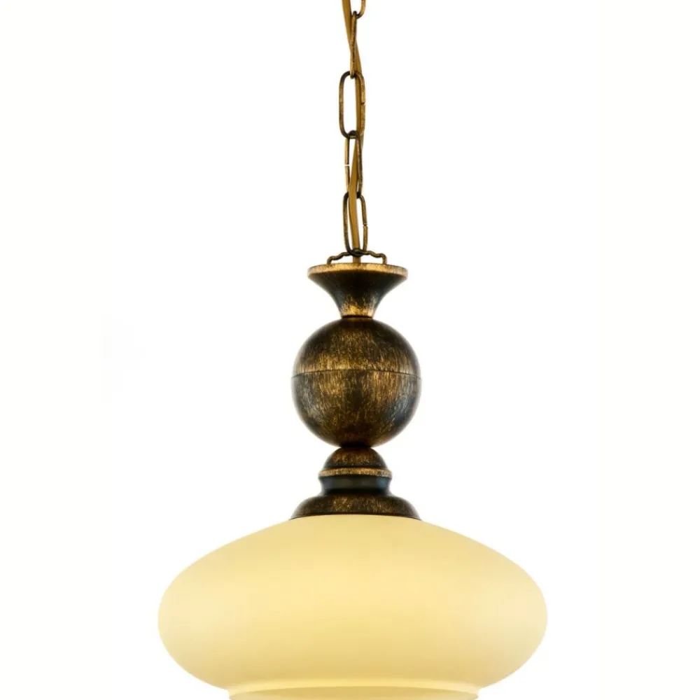 Lampa wisząca BOLERO złoty patynowany 1xE27 * Jupiter Best