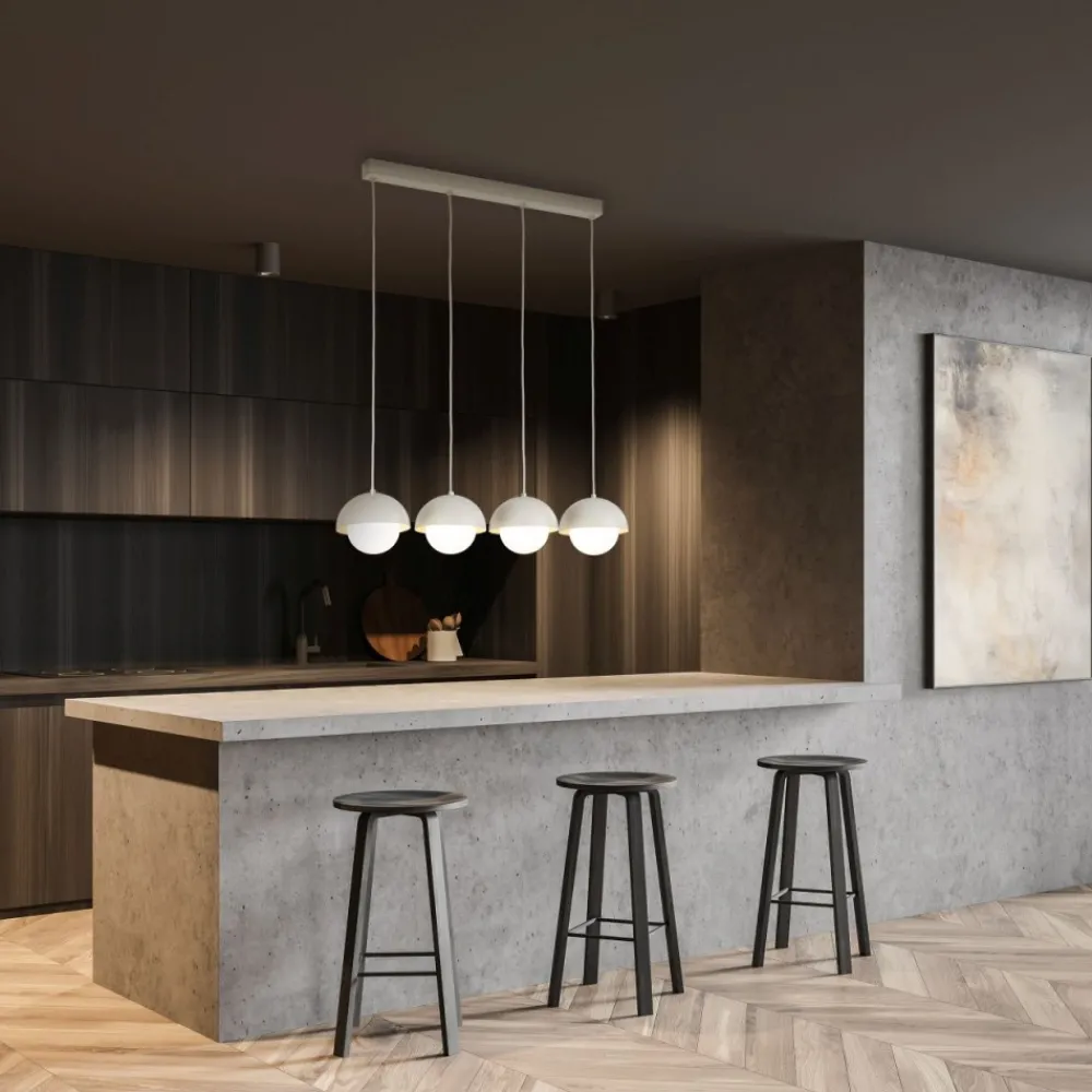 Lampa wisząca BONO beżowa 4xG9 * TK Lighting New