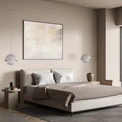 Lampa wisząca BONO M beżowa 1xE27 * TK Lighting Online