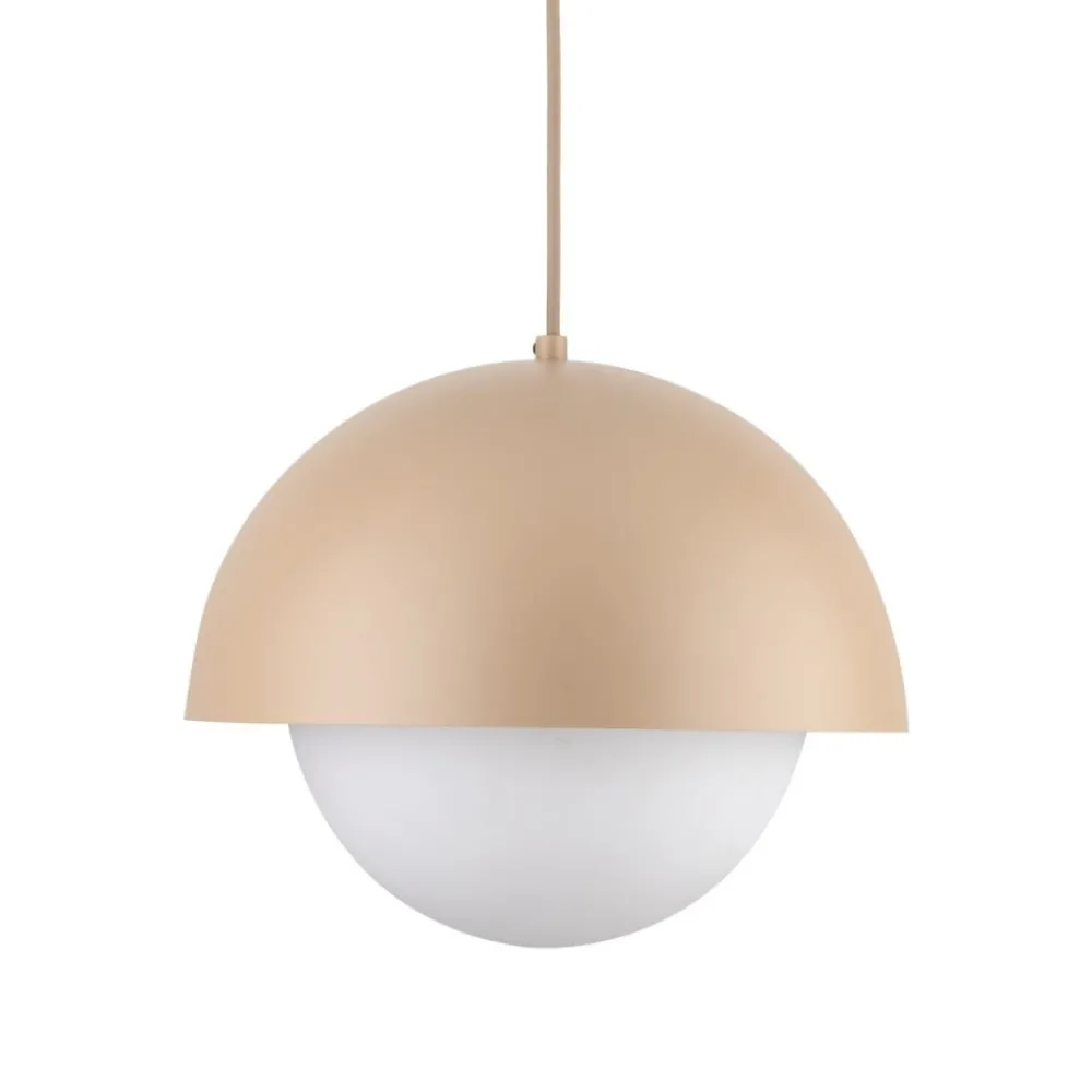 Lampa wisząca BONO M sabia beżowa 1xE27 * TK Lighting New