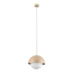 Lampa wisząca BONO M sabia beżowa 1xE27 * TK Lighting New