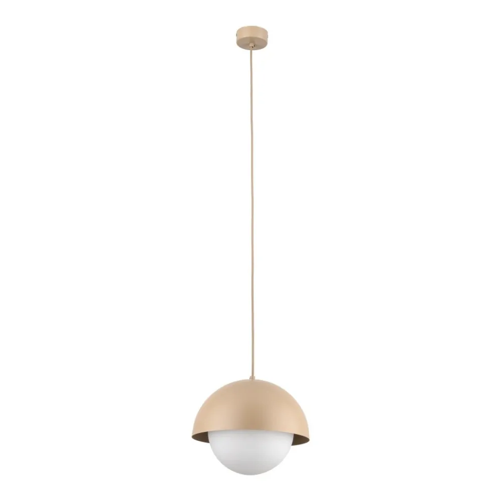 Lampa wisząca BONO M sabia beżowa 1xE27 * TK Lighting New