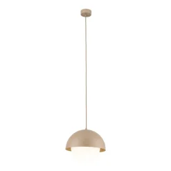 Lampa wisząca BONO M sabia beżowa 1xE27 * TK Lighting New