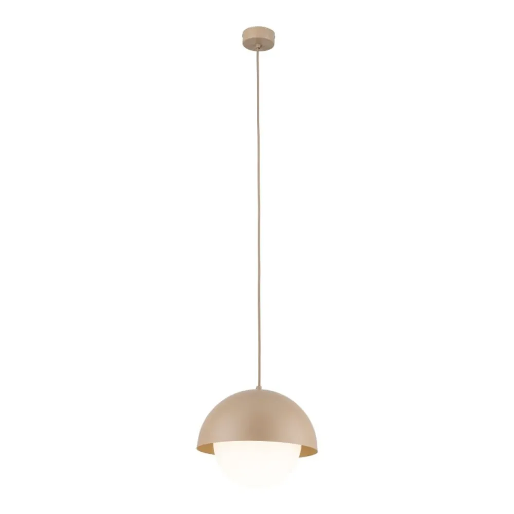 Lampa wisząca BONO M sabia beżowa 1xE27 * TK Lighting New