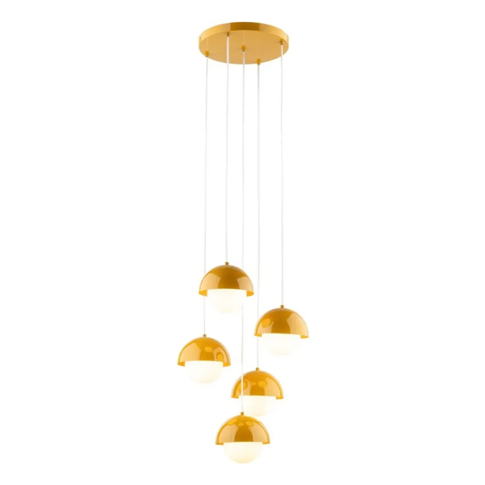 Lampa wisząca BONO ochra 5xG9 * TK Lighting Best