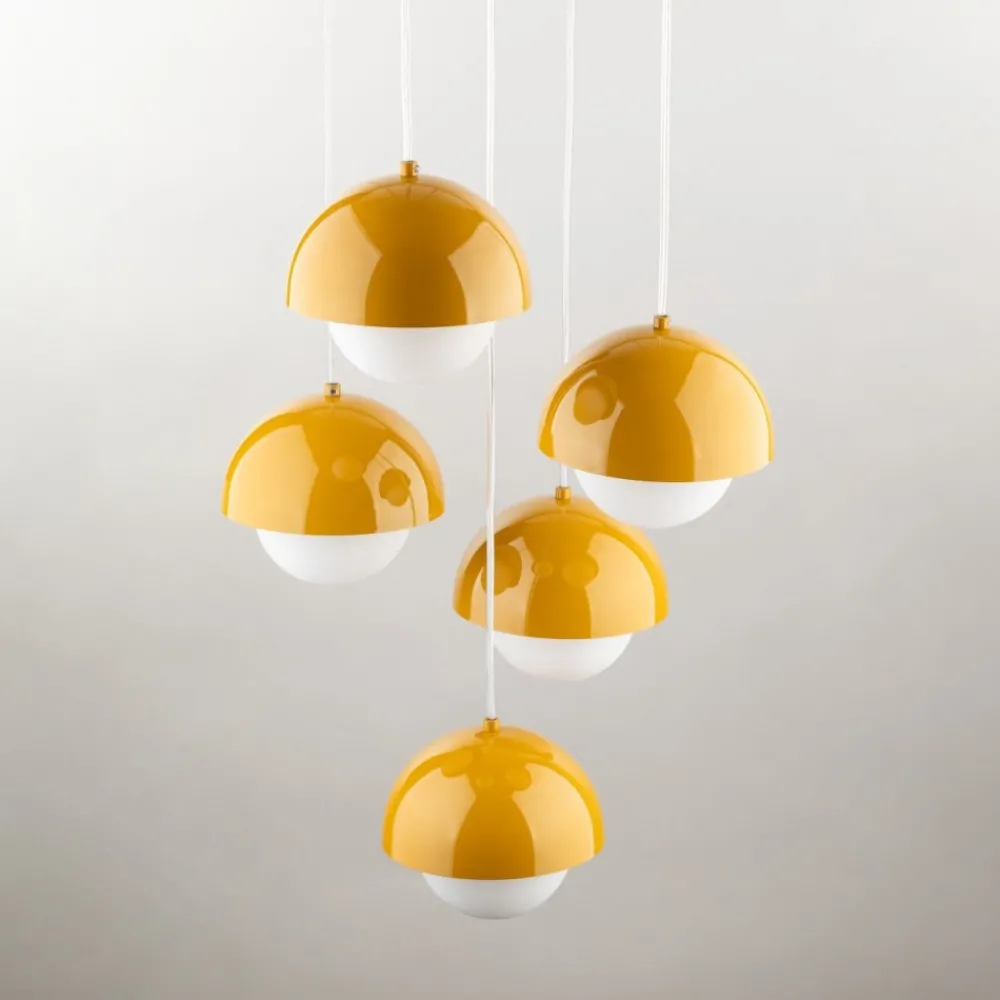Lampa wisząca BONO ochra 5xG9 * TK Lighting Best