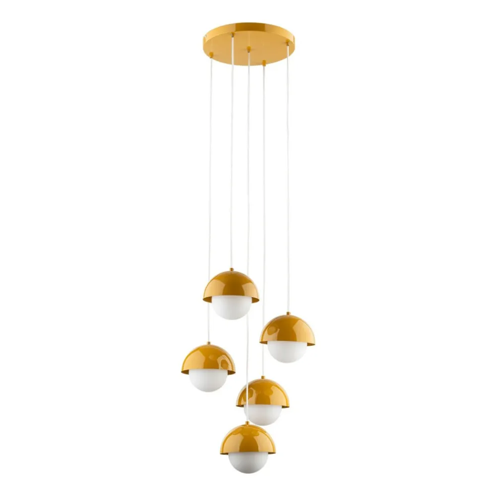 Lampa wisząca BONO ochra 5xG9 * TK Lighting Best