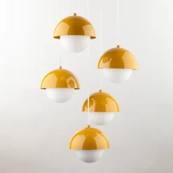 Lampa wisząca BONO ochra 5xG9 * TK Lighting Best
