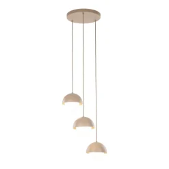 Lampa wisząca BONO sabia beżowa 3xG9 * TK Lighting Best