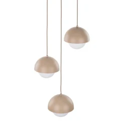 Lampa wisząca BONO sabia beżowa 3xG9 * TK Lighting Best