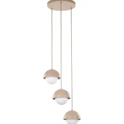 Lampa wisząca BONO sabia beżowa 3xG9 * TK Lighting Best