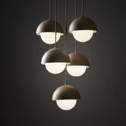 Lampa wisząca BONO sabia beżowa 5xG9 * TK Lighting Hot