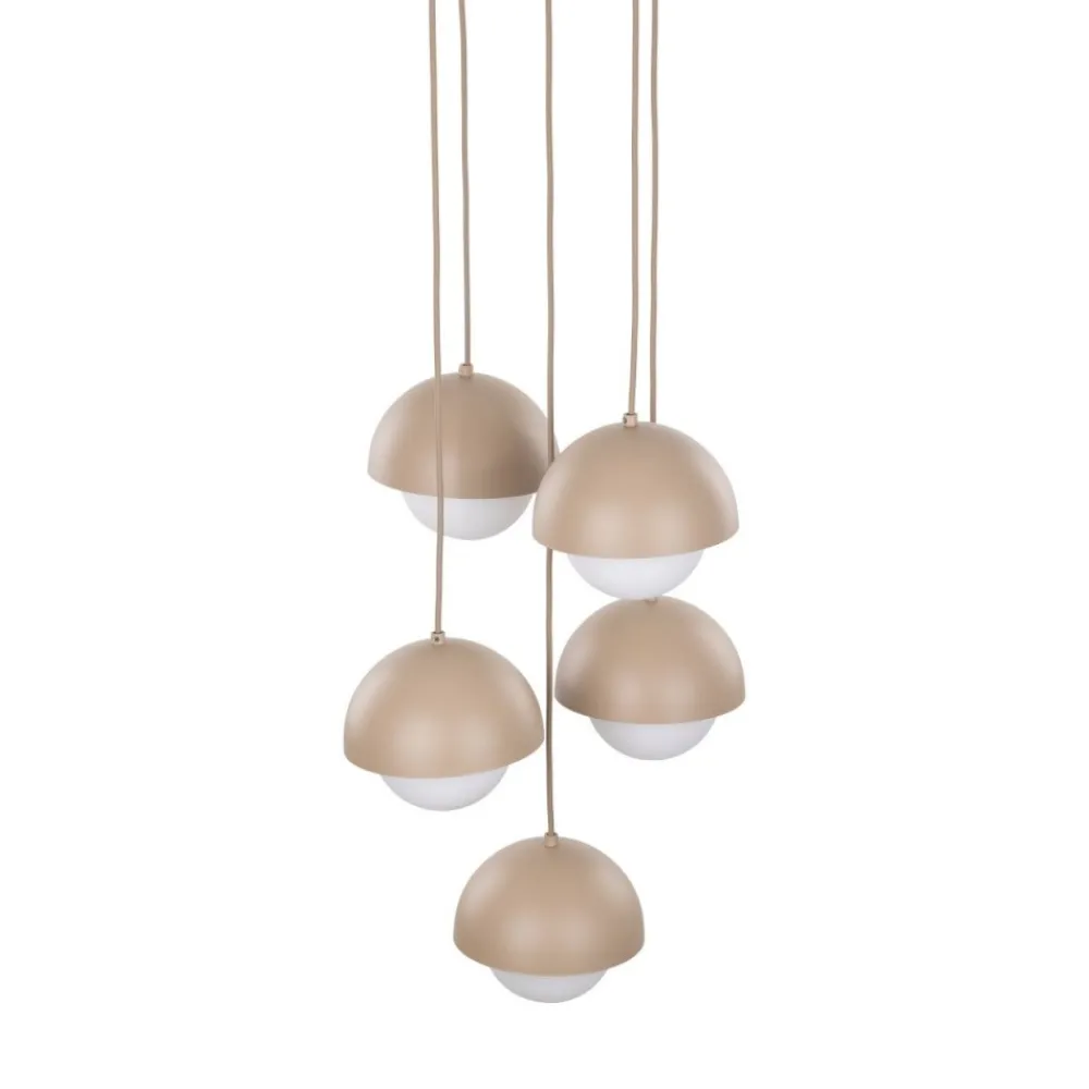 Lampa wisząca BONO sabia beżowa 5xG9 * TK Lighting Hot