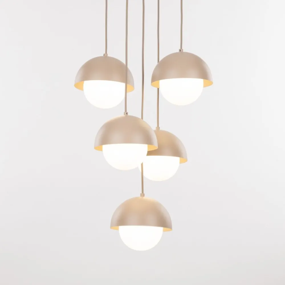 Lampa wisząca BONO sabia beżowa 5xG9 * TK Lighting Hot
