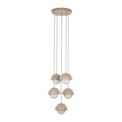 Lampa wisząca BONO sabia beżowa 5xG9 * TK Lighting Hot