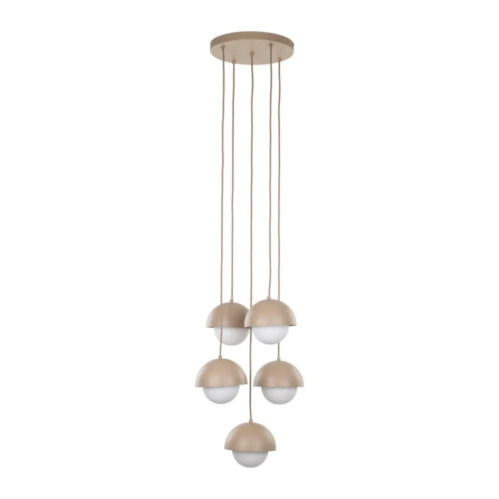 Lampa wisząca BONO sabia beżowa 5xG9 * TK Lighting Hot