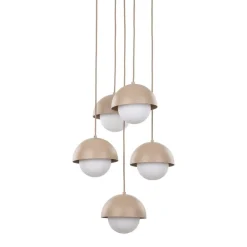 Lampa wisząca BONO sabia beżowa 5xG9 * TK Lighting Hot